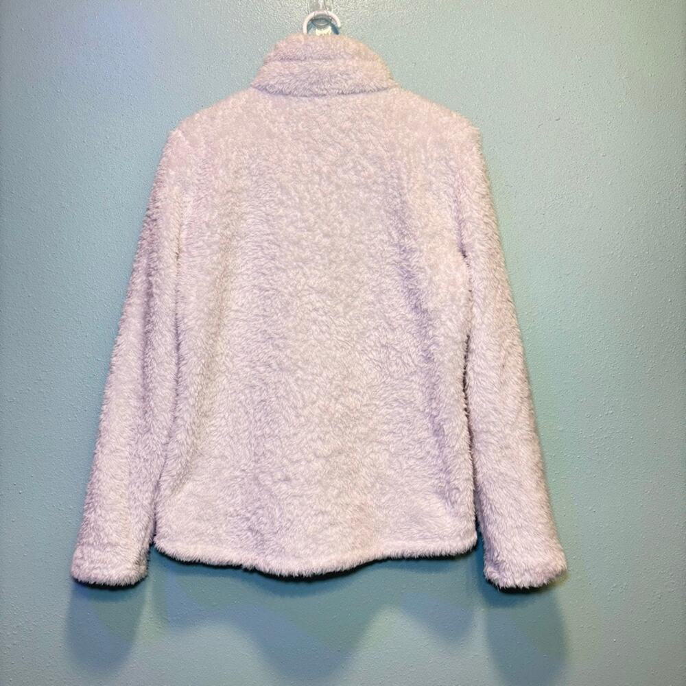 Avalanche Sherpa Fleece Jacket Women’s Small White Full Zip Soft Cozy Pockets - Picture 9 of 9
